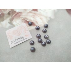 Полужемчуг 8 мм, цвет серый №89, 5 г